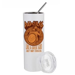 Dadcules Like A Greek God But Way Cooler Fathers Day Stainless Steel Tumbler