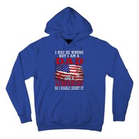 Dad Librarian American Flag Funny Patriotic Gift Hoodie