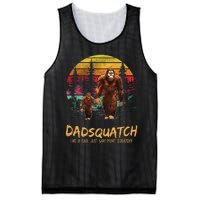 Dadsquatch Like A Dad Way More Squatchy Funny Bigfoot Dad Mesh Reversible Basketball Jersey Tank