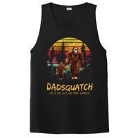 Dadsquatch Like A Dad Way More Squatchy Funny Bigfoot Dad PosiCharge Competitor Tank