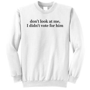 DonT Look At Me I DidnT Vote For Him Sweatshirt