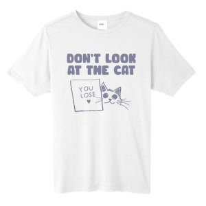 Dont Look At The Cat 90s Retro Graphic Tall Fusion ChromaSoft Performance T-Shirt