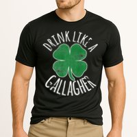 DRINK LIKE A GALLAGHER St Patrick's Day Cooling Performance Crew T-Shirt