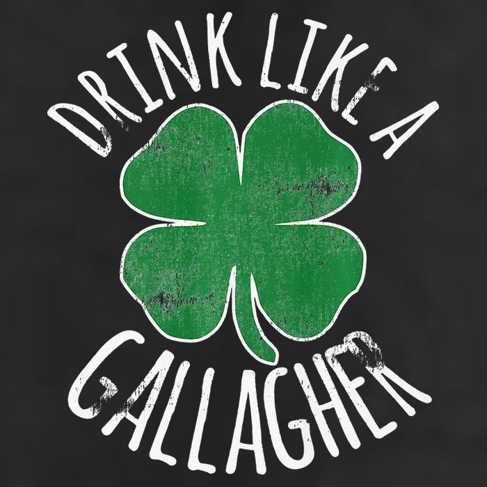 DRINK LIKE A GALLAGHER St Patrick's Day Golf Towel