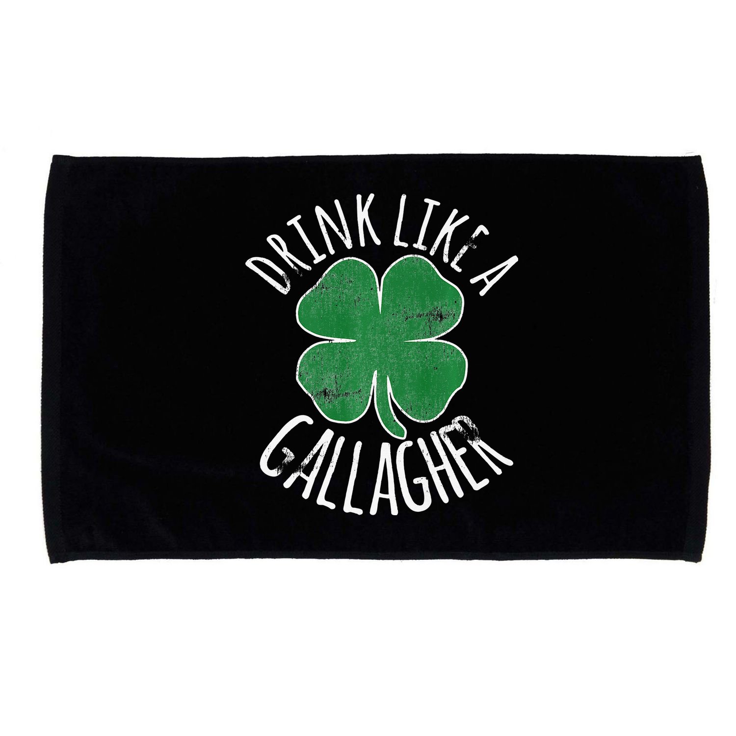 DRINK LIKE A GALLAGHER St Patrick's Day Microfiber Hand Towel