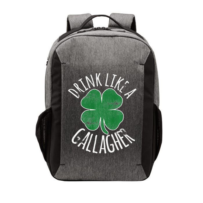 DRINK LIKE A GALLAGHER St Patrick's Day Vector Backpack
