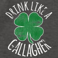 DRINK LIKE A GALLAGHER St Patrick's Day Vector Backpack