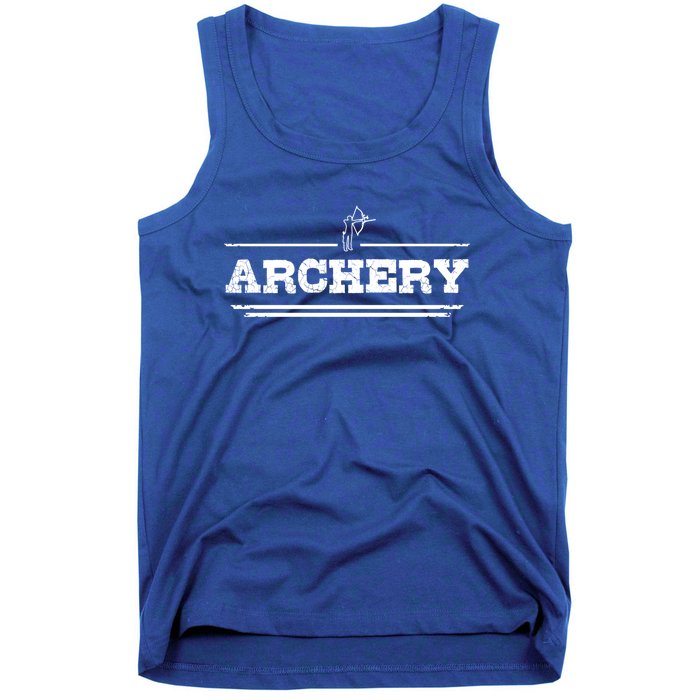 Distressed Look Arching Gift For Archers Gift Tank Top