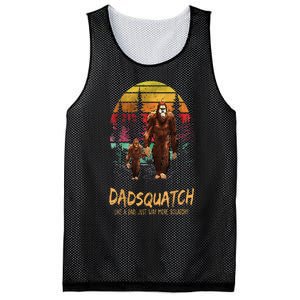 Dadsquatch Like A Dad Way More Squatchy Funny Bigfoot Dad Mesh Reversible Basketball Jersey Tank