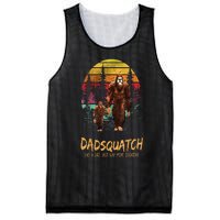 Dadsquatch Like A Dad Way More Squatchy Funny Bigfoot Dad Mesh Reversible Basketball Jersey Tank