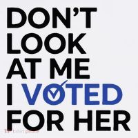 DonT Look At Me I Voted For Her Mesh Reversible Basketball Jersey Tank