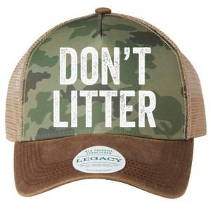 Don't Litter, AntiLitter Slogan Legacy Tie Dye Trucker Hat