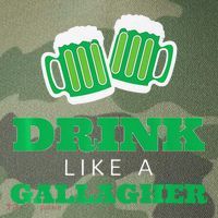 Drink Like A Gallagher Saint Patrick's Day Legacy Tie Dye Trucker Hat