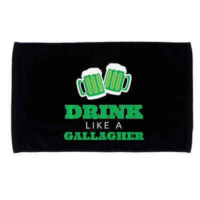 Drink Like A Gallagher Saint Patrick's Day Microfiber Hand Towel
