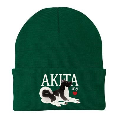 Dog Lovers AKITA My Heart A Key to My Heart Knit Cap Winter Beanie