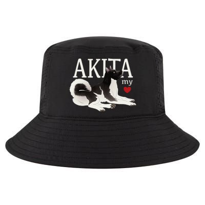 Dog Lovers AKITA My Heart A Key to My Heart Cool Comfort Performance Bucket Hat