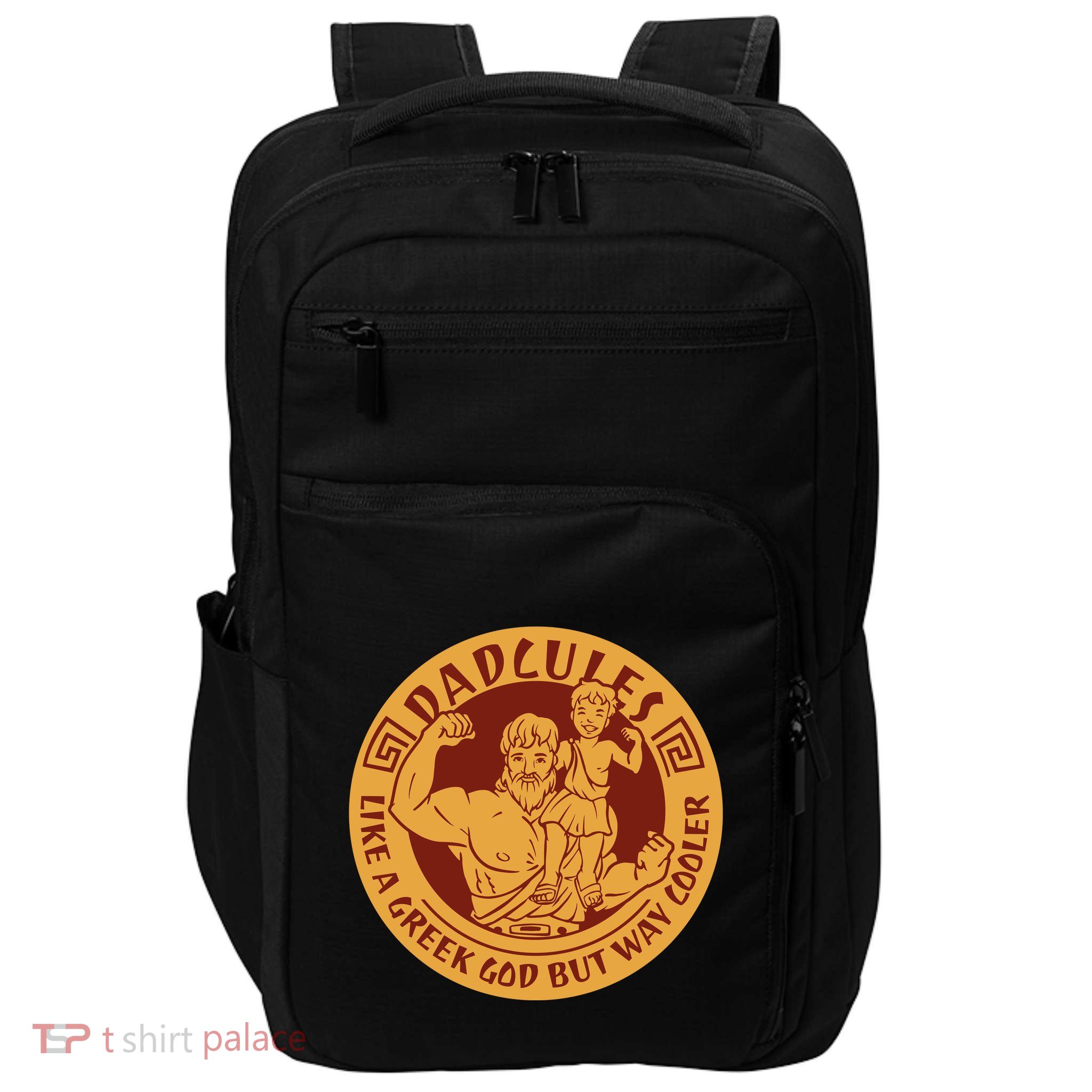Dadcules Like A Greek God But Way Cooler Father's Day Impact Tech Backpack