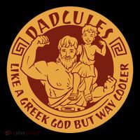 Dadcules Like A Greek God But Way Cooler Father's Day Impact Tech Backpack