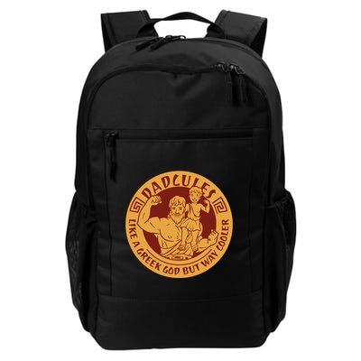 Dadcules Like A Greek God But Way Cooler Father's Day Backpack