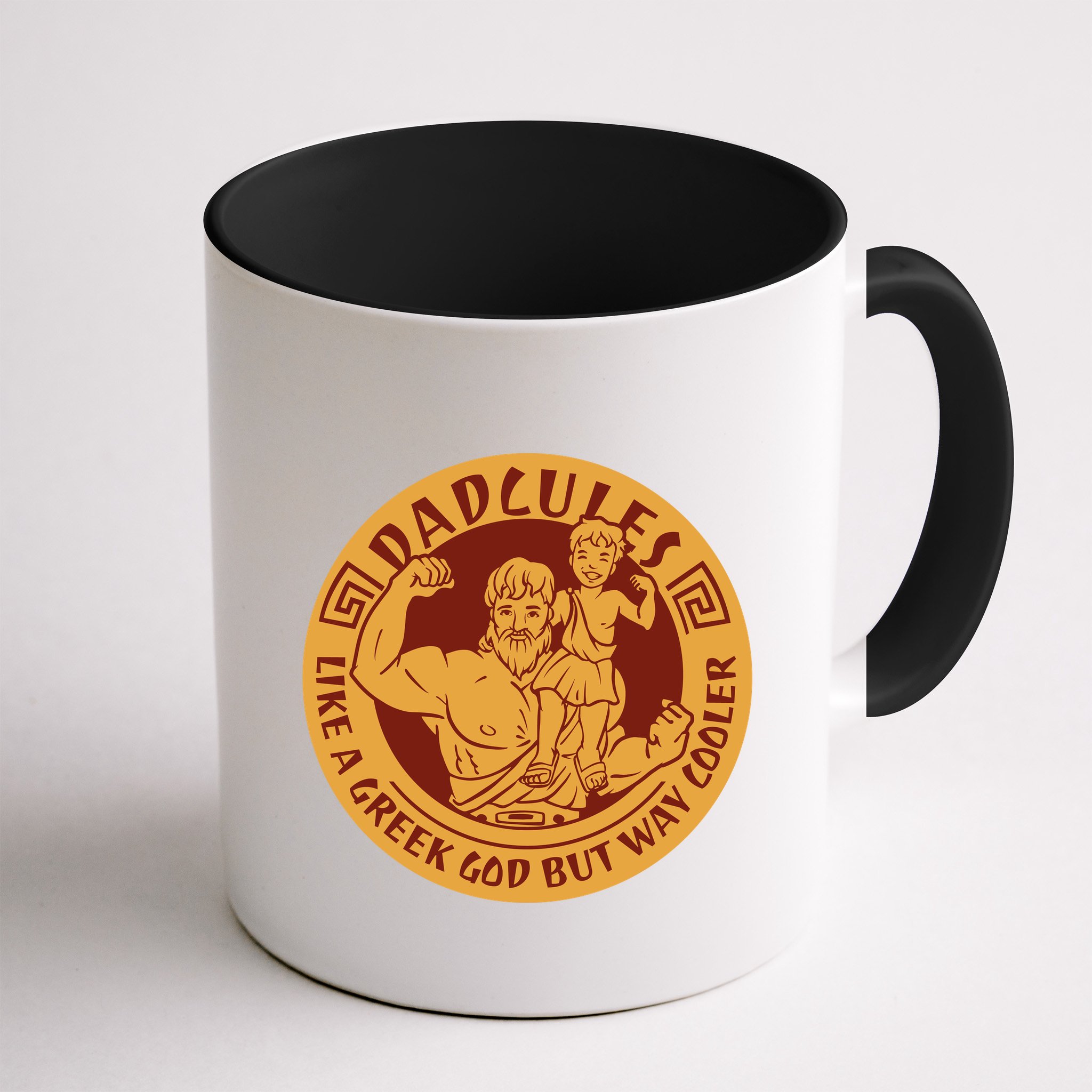 Dadcules Like A Greek God But Way Cooler Father's Day Mug