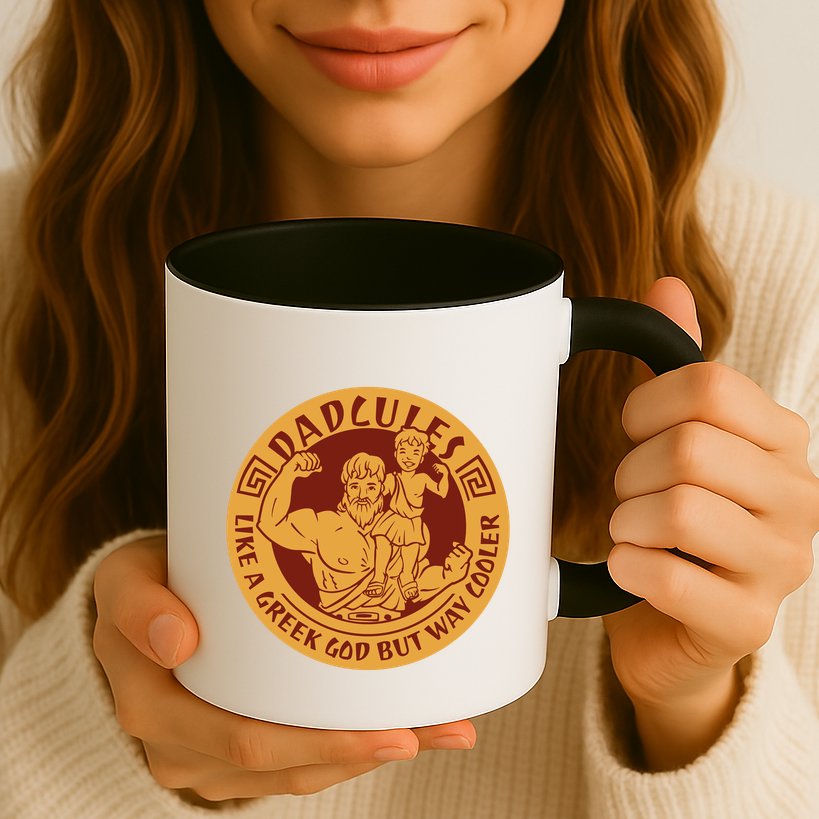 Dadcules Like A Greek God But Way Cooler Father's Day Mug