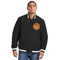 Dadcules Like A Greek God But Way Cooler Father's Day Insulated Varsity Jacket