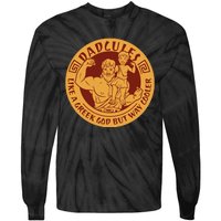 Dadcules Like A Greek God But Way Cooler Father's Day Tie-Dye Long Sleeve Shirt