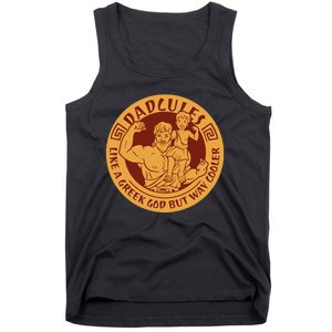 Dadcules Like A Greek God But Way Cooler Father's Day Tank Top