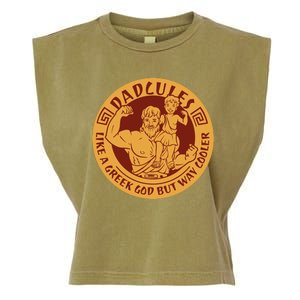 Dadcules Like A Greek God But Way Cooler Father's Day Garment-Dyed Women's Muscle Tee