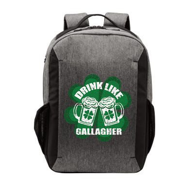 Drink Like A Gallagher Saint Patrick's Day Irish Vector Backpack