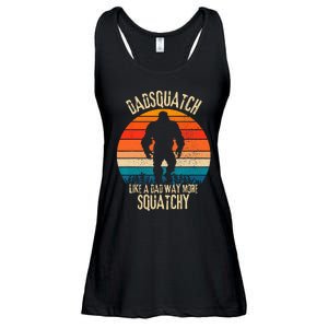 Dadsquatch Like A Dad Way More Squatchy Funny Bigfoot Ladies Essential Flowy Tank