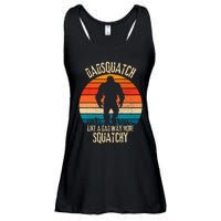 Dadsquatch Like A Dad Way More Squatchy Funny Bigfoot Ladies Essential Flowy Tank