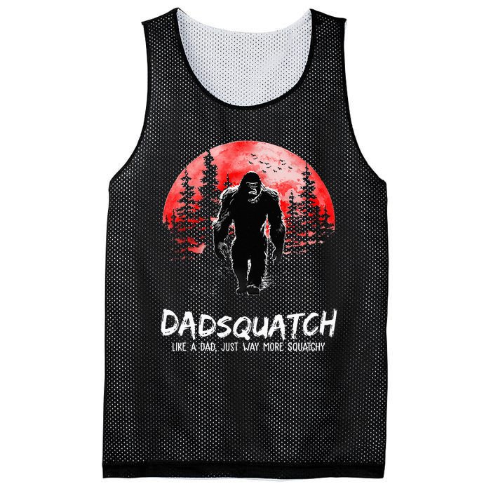 Dadsquatch Like A Dad Just Way More Squatchy Mesh Reversible Basketball Jersey Tank