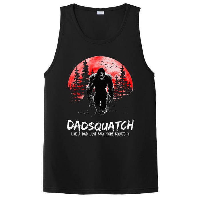 Dadsquatch Like A Dad Just Way More Squatchy PosiCharge Competitor Tank