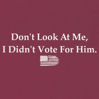 DonT Look At Me I DidnT Vote For Him Statement Design 16oz Travel Tumbler