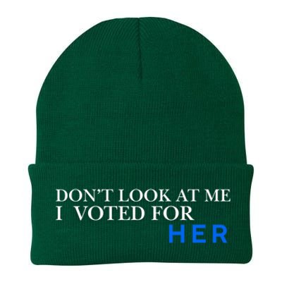 DonT Look At Me I Voted For Her Knit Cap Winter Beanie