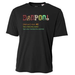 Dadpool Like A Dad But Only Cooler Fathers Day Cooling Performance Crew T-Shirt