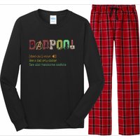 Dadpool Like A Dad But Only Cooler Fathers Day Long Sleeve Pajama Set