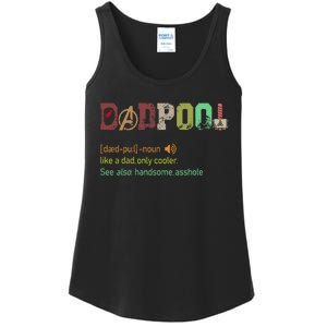 Dadpool Like A Dad But Only Cooler Fathers Day Ladies Essential Tank