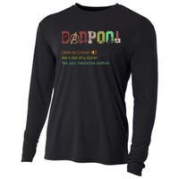 Dadpool Like A Dad But Only Cooler Fathers Day Cooling Performance Long Sleeve Crew