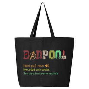 Dadpool Like A Dad But Only Cooler Fathers Day 25L Jumbo Tote