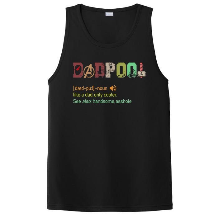 Dadpool Like A Dad But Only Cooler Fathers Day PosiCharge Competitor Tank