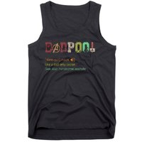 Dadpool Like A Dad But Only Cooler Fathers Day Tank Top