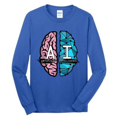 Deep Learning Artificial Intelligence Artificial Brain Gift Tall Long Sleeve T-Shirt