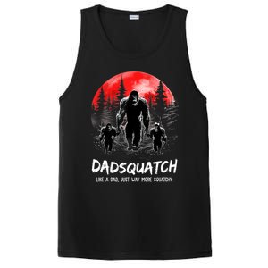 Dadsquatch Like A Dad Way More Squatchy Funny Bigfoot Dad PosiCharge Competitor Tank