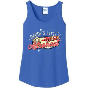 Daddy's Little Astronaut Cute Graphic Space Theme Great Gift Ladies Essential Tank