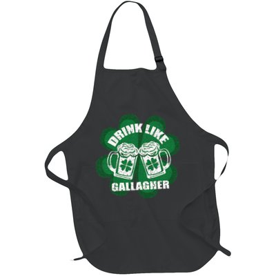 Drink Like A Gallagher Saint Patrick's Day Irish Apron