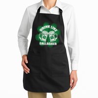 Drink Like A Gallagher Saint Patrick's Day Irish Apron