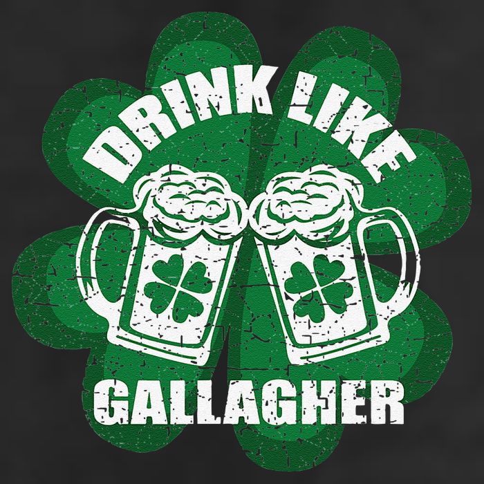 Drink Like A Gallagher Saint Patrick's Day Irish 15oz Campfire Ceramic Mug