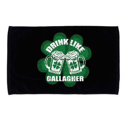 Drink Like A Gallagher Saint Patrick's Day Irish Microfiber Hand Towel